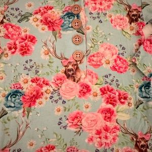 Posh Peanut Deer Romper